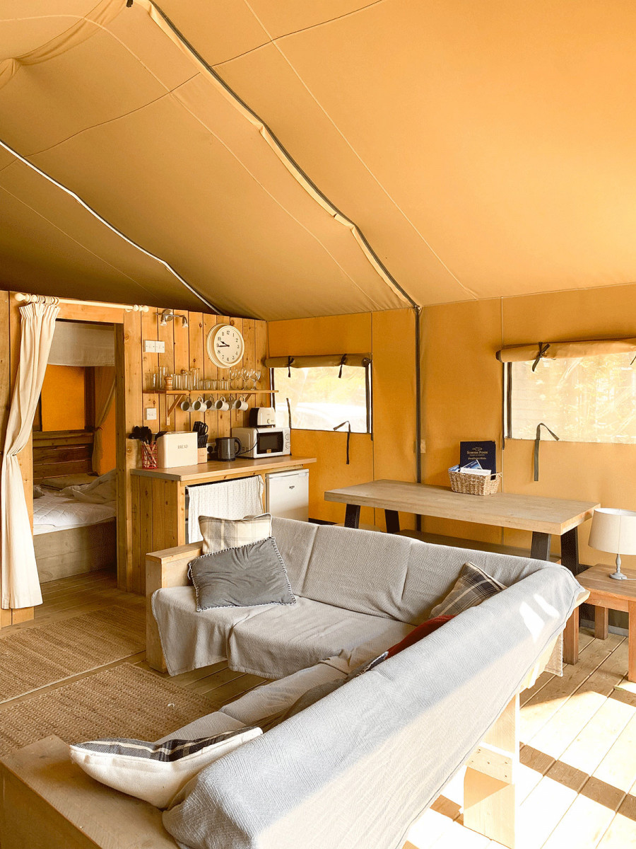 Only Girl Travel Guide: Family Glamping At Sumners Ponds Safari Tent